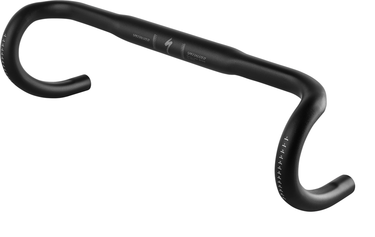 Specialized Expert Alloy Shallow Bend Handlebars - Black / Charcoal