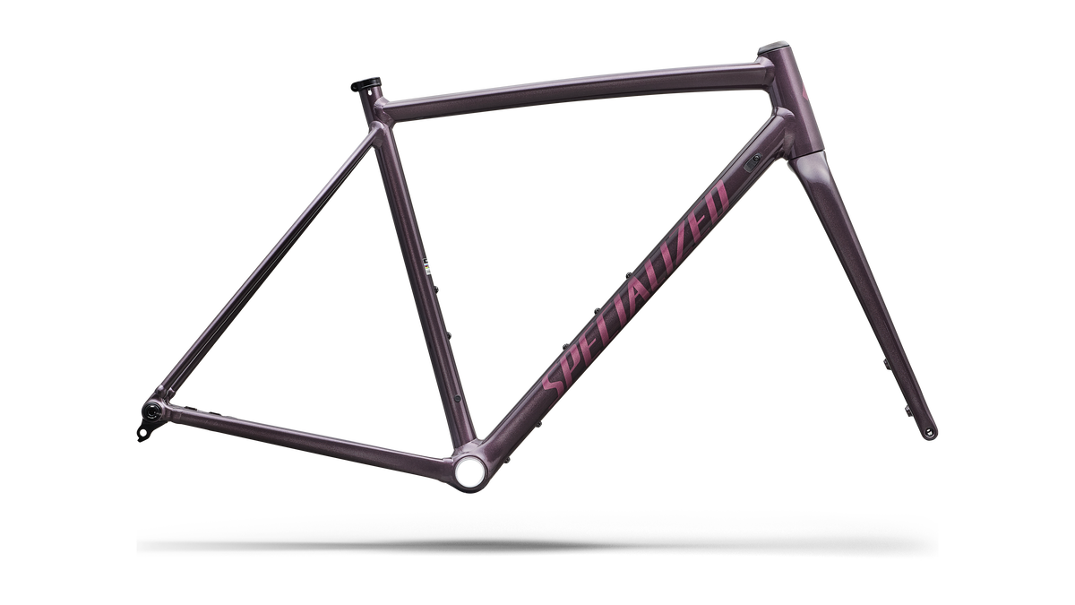 Specialized Crux DSW Frameset in Gloss Nebula Metallic / Quartz Metallic, side profile