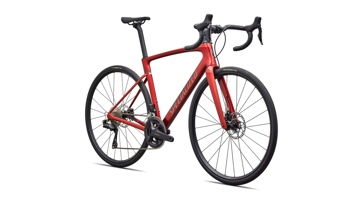 Specialized Roubaix SL8 Comp - Shimano 105 Di2 - Gloss Cayenne Metallic / Smoke Metallic
