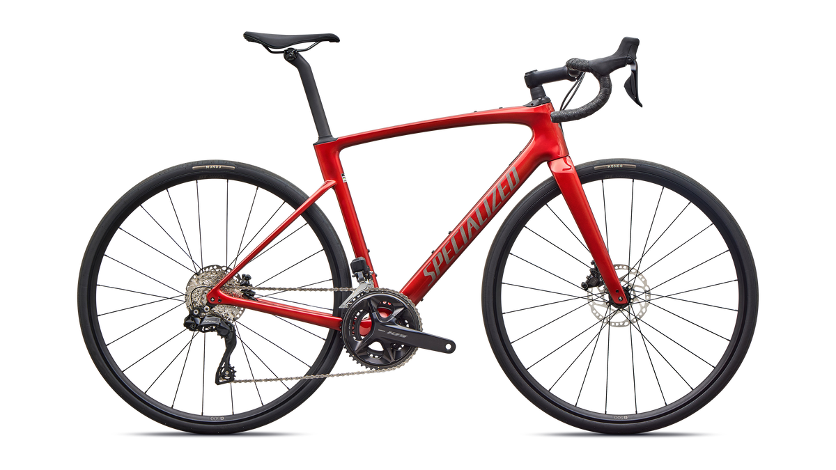 Specialized Roubaix SL8 Comp - Shimano 105 Di2 - Gloss Cayenne Metallic / Smoke Metallic
