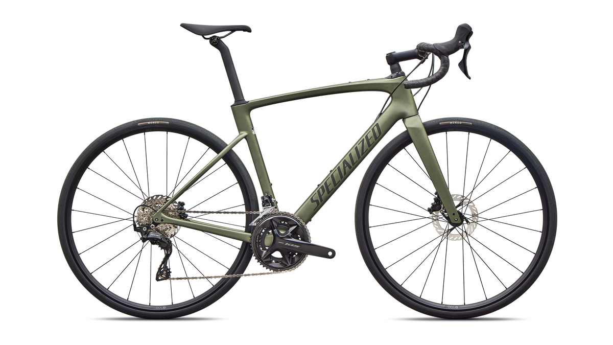 Specialized Roubaix SL8 Sport - Shimano 105 - Satin Bottle Green / Obsidian Metallic