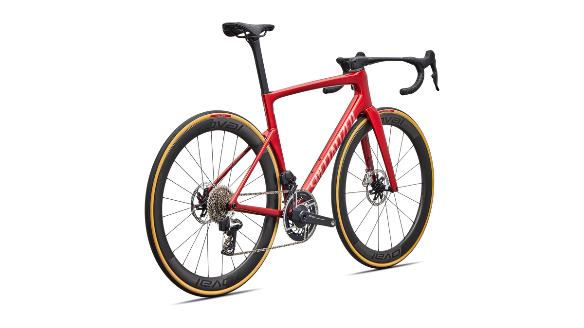Tarmac SL9 S-Level SRAM RED AXS rear triangle and drivetrain detail