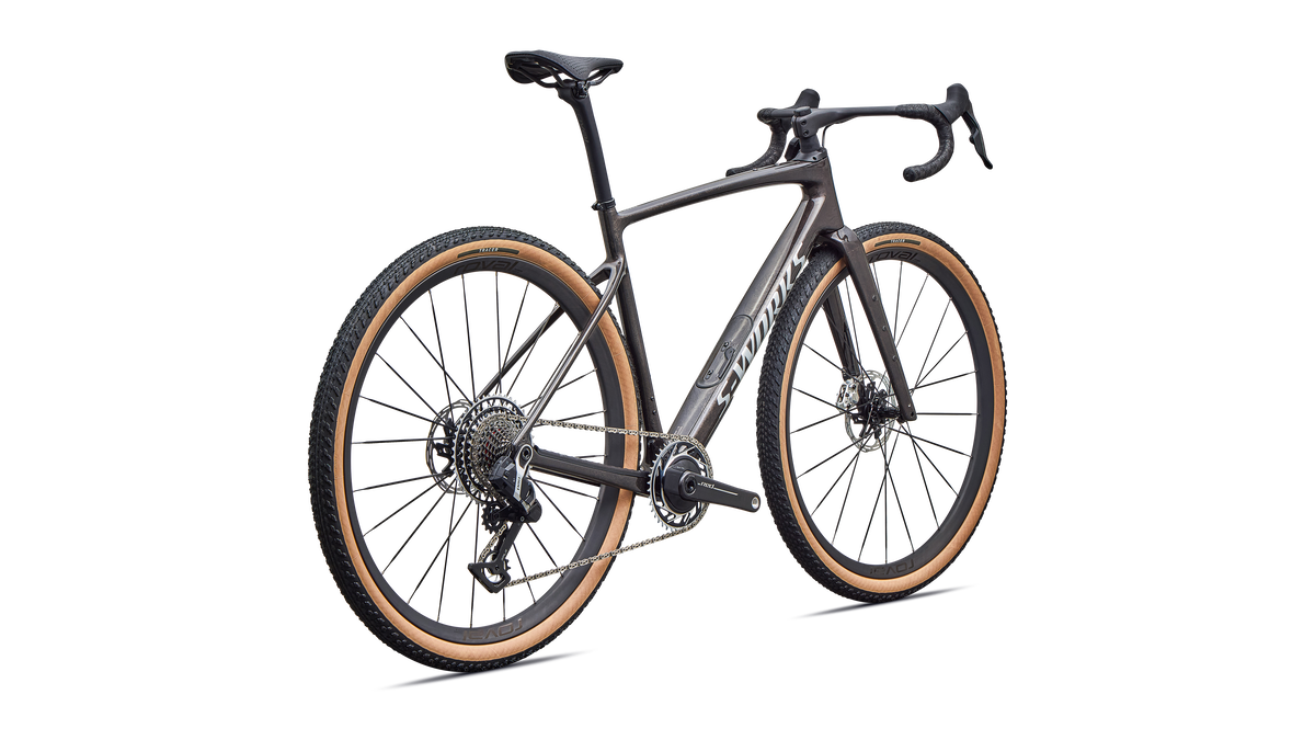 Specialized S-Works Diverge 4 - SRAM RED XPLR - Warm Smoke Metallic / Carbon Silver Dust