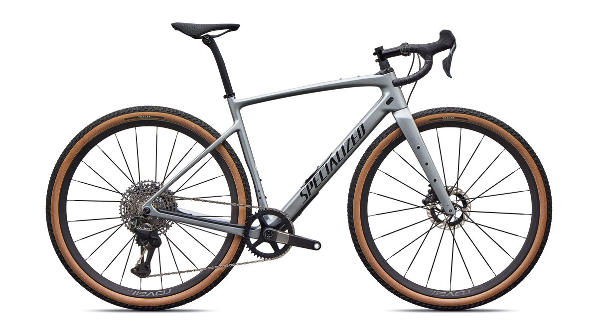 Specialized Diverge 4 Pro LTD - Shimano XTR/GRX Di2 - Gloss Shadow Silver / Obsidian Metallic