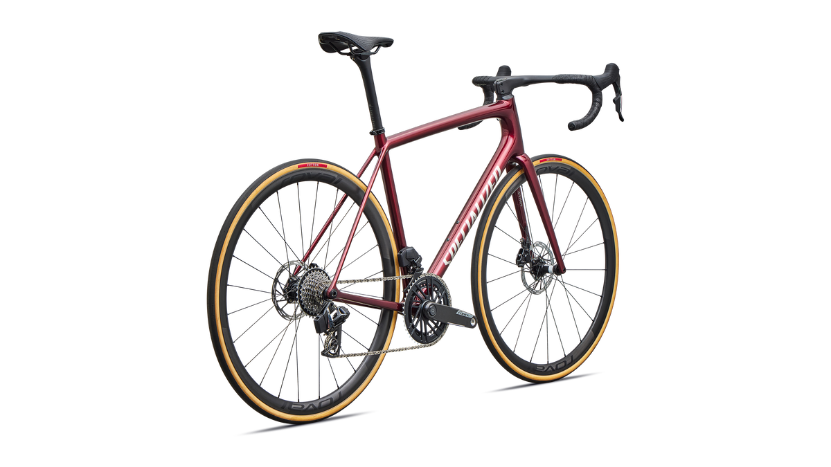 Specialized Aethos 2 Pro - SRAM Force AXS - Red Sky / Chrome