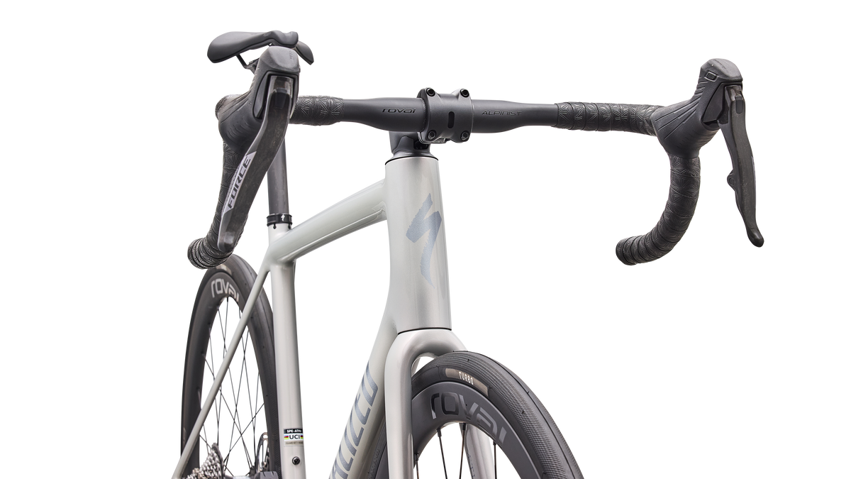 Specialized Aethos 2 Expert - SRAM Force AXS - Dolomite Metallic / Shadow Silver