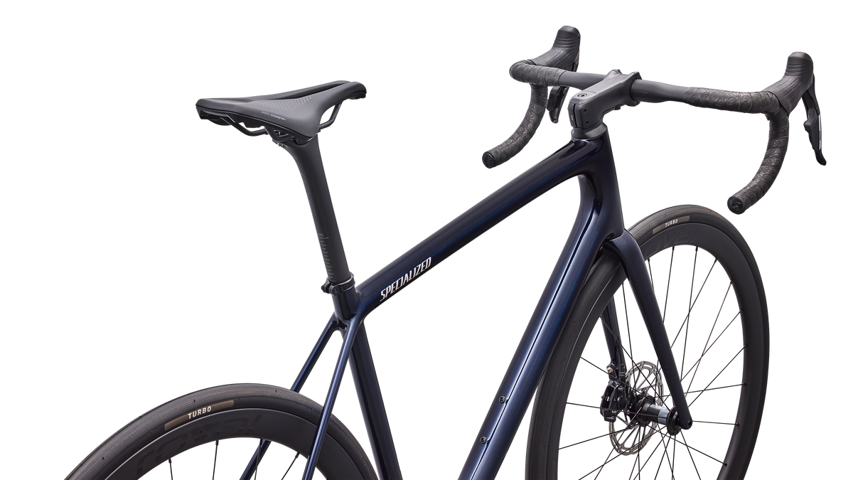 Specialized Aethos 2 Expert - SRAM Force AXS - Deep Marine Metallic / Rose Shimmer
